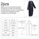 thumbnail image 2 of Dinheiro Ponchos para Adultos Reutilizables, 2 Piezas Chubasqueros de Emergencia para Mujeres Hombres con Capucha y Cordón, 2 of 5