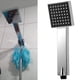 thumbnail image 5 of Cateissary Cabezal de ducha cuadrado, cabezal de baño anticorrosión de plástico, rociador de lluvia de galvanoplastia de mano Type2, 5 of 6