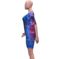 thumbnail image 4 of Akmipoem Two Piece Workout Sets for Women Tie Dye Summer Biker Short Sets Outfits, 4 of 5