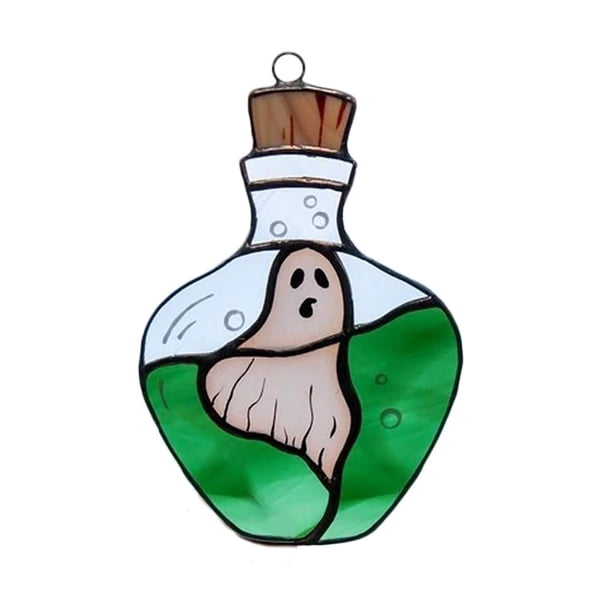 Fantasma Ventana Suncatcher Colgante Ventana Panel Colgante Para Decoración Del Hogar Minnieouse HA036450-00