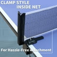 thumbnail image 5 of 9ft Table Tennis Table Foldable Set with Net,2 Paddles & 3 Balls-Portable Indoor/Outdoor Ping Pong Kit for Home & Training, 5 of 7