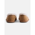 thumbnail image 4 of Wonder Nation Toddler, Little and Big Girls Faux Suede Whipstitch Ballet Shoes, 4 of 5