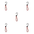 thumbnail image 1 of ZheElen 2pcs Tent Elastic Rope Outdoor Stretch Ropes Strong Bearing Capacity Red 5Set, 1 of 6