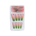 thumbnail image 5 of Vogacara 1 Juego de prensa de punta francesa en las uñas, uñas artificiales con degradado, cubierta completa desmontable, regalos de bailarina para tipo 19 Pegamento 2g, gelatina 24 piezas 2piezas Vogacara CBP262420, 5 of 5