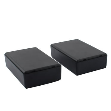 Unique Bargains Waterproof Sealed Project Electrical Junction Box Case Black 97 x 59 x 28mm 2pcs