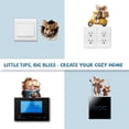 thumbnail image 2 of Peacoblue Light Switch Plate Stickers Labels Decals 6Pcs 7"x7" Mouses for Home House Decorative, Funny Peel and Stick Light Wall Outlet Stickers for Switch Decoration, 2 of 8