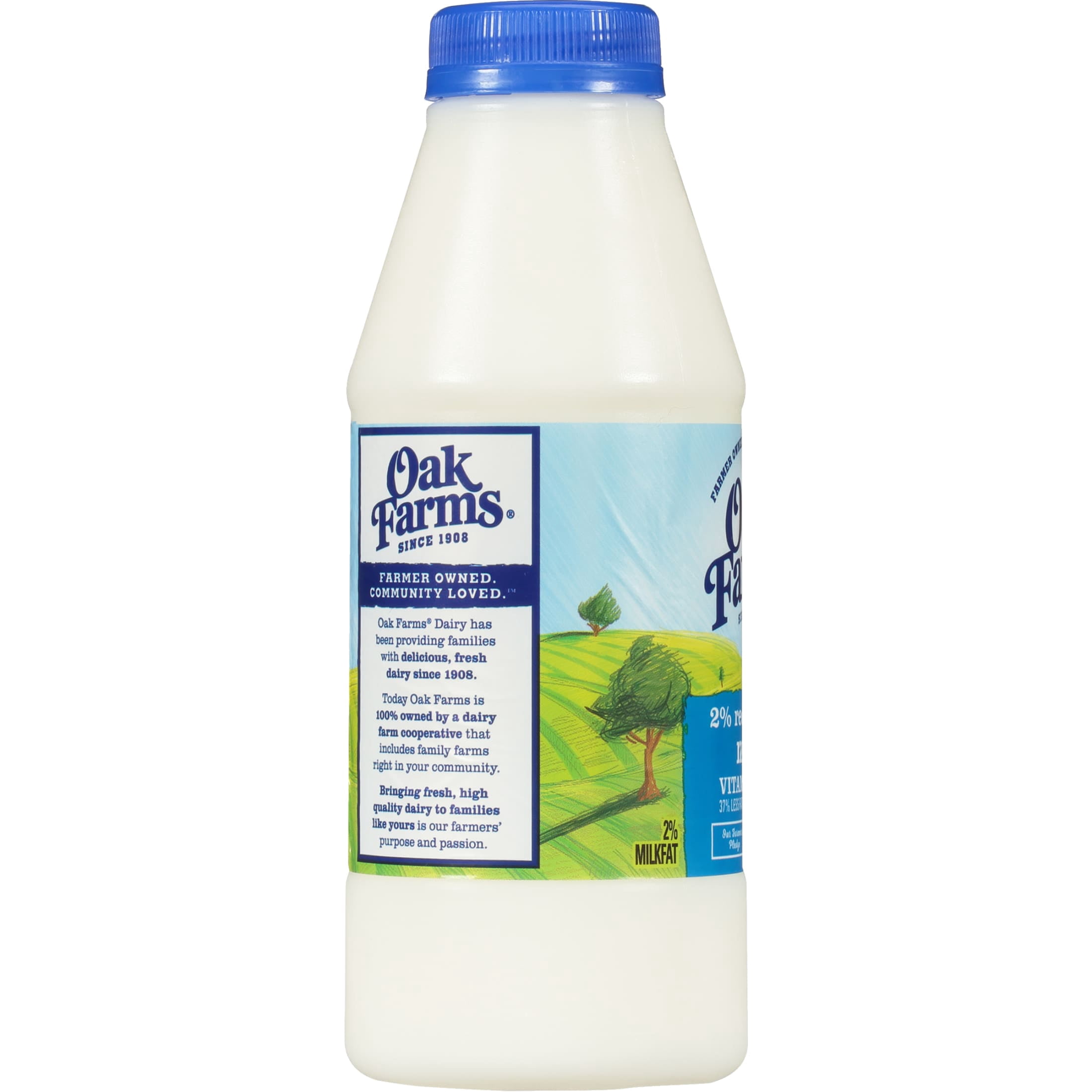 Oak Farms 2% Reduced Fat Milk, Pint