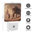 thumbnail image 2 of John Carter Luz nocturna LED con sensor de anochecer a amanecer para dormitorio, baño, pasillo, escaleras - Lámpara LED nocturna de enchufe, 0.5W - 1 pieza, 2 of 6