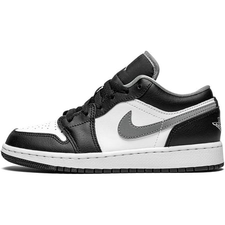 Men's Jordan 1 Low Black/Particle Grey-White (553558 040) - 8.5