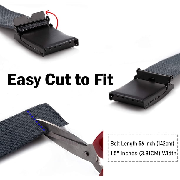Life Cut To Fit Canvas Web Belt Size Up to 52 display picture 1