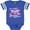 Football Blue and White, variant on Inktastic For My Sister - Breast Cancer Awareness Boys or Girls Baby Bodysuit