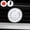 White, variant on Mini Car Dashboard Clock, Luminous Analog Auto Clock with Vent Clip & Double-Sided Tape, Universal Fit for Car Boat Bike Home(Black)