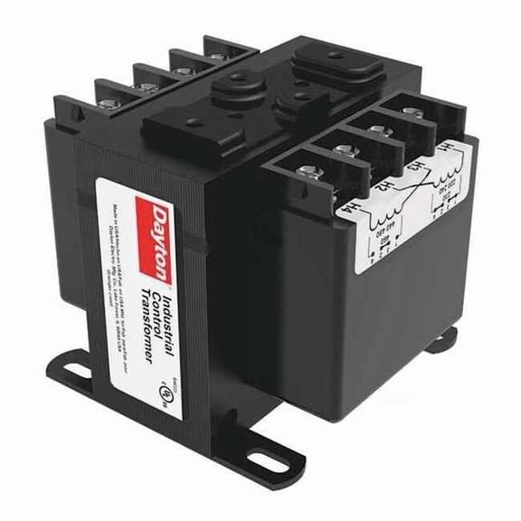 Dayton Control Transformer, 100 VA, 12/24V AC, 120V AC 31EJ08
