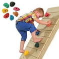 thumbnail image 5 of Rock Climbing Holds with Mounting Screw Holds Up to 230Lbs Kids Adults Rock Wall Holds Indoor Outdoor Playground Rock Climbing Wall Grips, 5 of 8