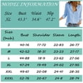 thumbnail image 3 of KOKOI Blouses à Manches Retroussables et Col en V pour Femmes (P-3TG, Jaune), 3 of 6