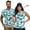 Tropical Palm Sailboat, variant on Jeiento His and Hers Matching Golf Shirts, Moisture Wicking Quick Dry Men's Short Sleeve Shirts & Women's Sleeveless Tank Top for Golf Tennis Outdoor Summer Sports, Tropical Palm Leaf Print