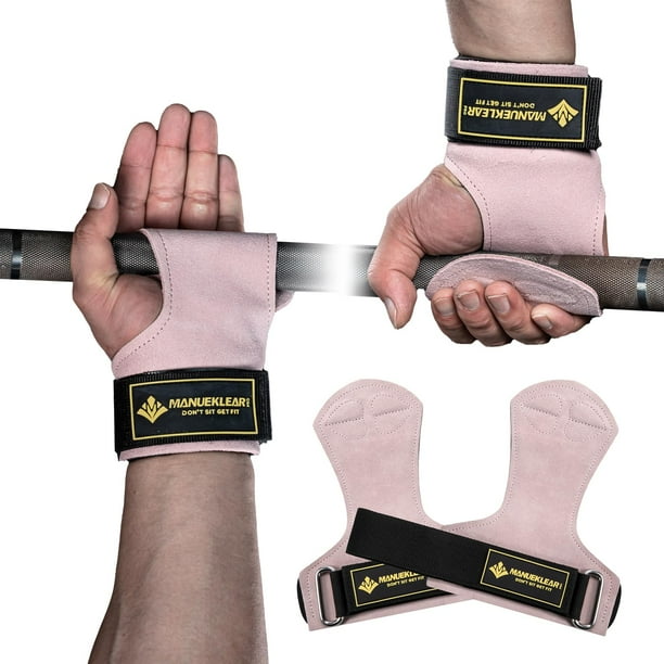 Muñequeras de piel doble Gym Straps MANUEKLEAR