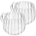 thumbnail image 1 of Qiysamall - 2 vasos de cristal con forma de calabaza, decoración vintage, para oficina, transparentes, para cócteles, 1 of 6