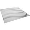 thumbnail image 6 of Ekena Millwork 19 5/8"W x 19 5/8"H Wave EnduraWall Decorative 3D Wall Panel (12-Pack for 32.1 Sq. Ft.), 6 of 12