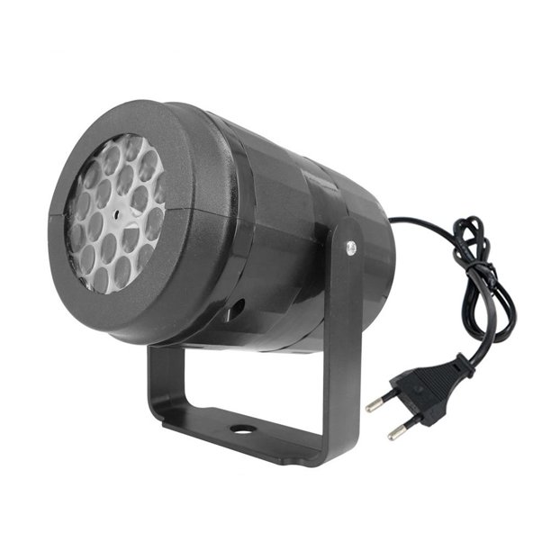 Lámpara Proyector de luz nocturna LED giratoria Luz de decoración navideña colorida (UE)