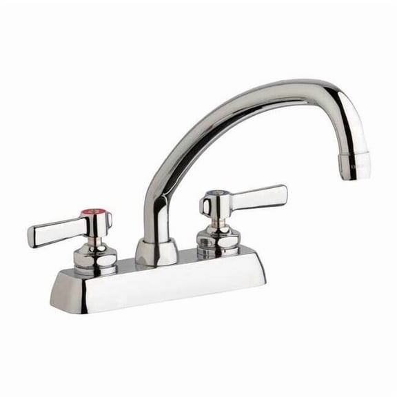 Chicago Faucet Low Arc,Chrome,Chicago Faucets,W4D,Brass W4D-L9E35-369AB