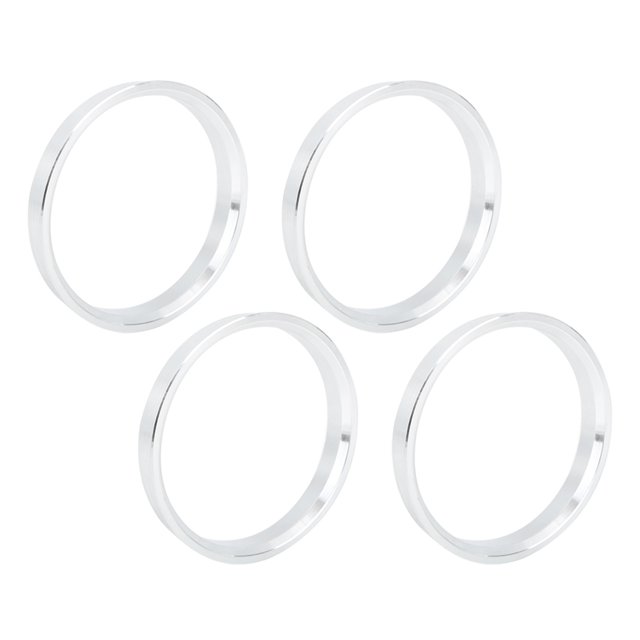 4Pcs 73.1 a 66.6 mm Aluminio Aleación Coche Cubo Centrado círculos