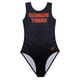 thumbnail image 2 of Youth Black Clemson Tigers Elite Spirit Leotard, 2 of 3