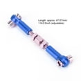 thumbnail image 1 of 6 Pcs RC Car Pull Rod,Adjustable Aluminum Alloy RC Servo Links Tie Rod Set RC Upgrade Replacement Accessories Suitable For RC Car 1/10 Buggy Tourning Car 47mm, 1 of 8