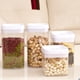 thumbnail image 1 of Fiudx Recipiente Hermético para Almacenar Alimentos, Diseño de Plástico Transparente, Apilable y Compacto, Mantiene Frescos Los Alimentos Secos, Juego de Varios Tamaños, Organizador de Despensa de Co, 1 of 2