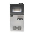 thumbnail image 4 of Fithood ZOKOP BY-90PF 495W 68KG / H 120V / 60HZ American Standard Stainless Steel Transparent Cover Commercial Ice Machine, 4 of 5