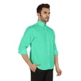 thumbnail image 3 of Bestman Formal Front Button Placket Solid Shirts For Mens Long Sleeve Regular Fit Shirt, 3 of 7