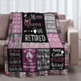 thumbnail image 2 of Retirement Gift for Women 2024 - Retirement Gifts - Best Retirement Gifts - Farewell Gifts for Coworkers - Going Away Gift - Goodbye Gifts - Coworker Leaving Gifts for Women Throw Blankets 50x60, 2 of 6