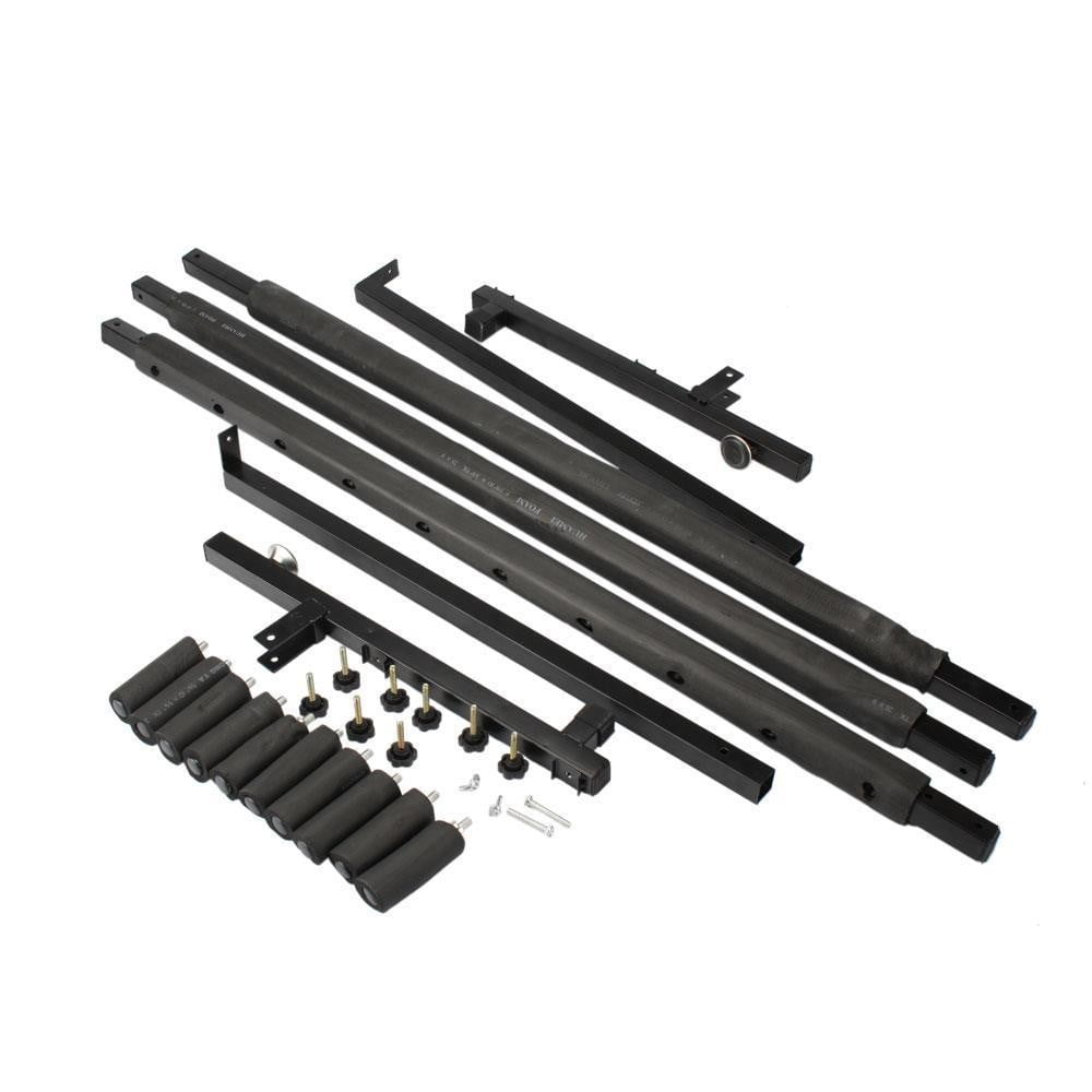 LINJH New 9 Guitar Stand Multiple 9 Display Rack Folding Padded Organizer
