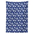 thumbnail image 2 of Nautical Tablecloth, Sketch Pattern of Sea Corals in Various Shapes, Rectangle Satin Table Cover Accent for Dining Room and Kitchen, 52" X 70", Lavender Ceil Blue, by Ambesonne, 2 of 2