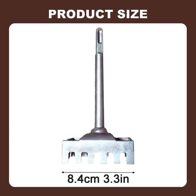 Clearance! Square Slot Cutter, Square Hole Cutter for Electrical Box, High-Strength SDS Plus Square Hole Punch for 86-Type Junction Boxes, Square Blade for Drywall, Plastic Metal, and Wood
