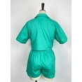 thumbnail image 6 of Fashionable items in the wardrobe Women's 2 Piece Short Sleeve Shirt and Shorts Set, Casual Summer Outfit with Elastic Waist Shorts, 6 of 6