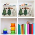 thumbnail image 6 of Yayeee Canvas Storage Basket with Handles for Shelves Fabric Bins Closet Organizer, Hand Drawn Christmas Stars, 6 of 8