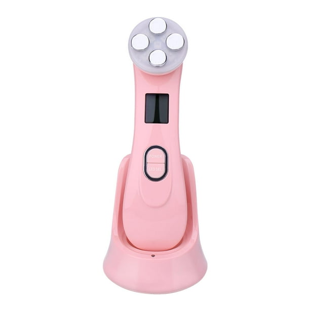 Cara apriete de elevión RF dispositivo de belleza led lámpara piel masajeador para arrugas eliminar Fial reafirmante Anti envejecimiento - Rosado