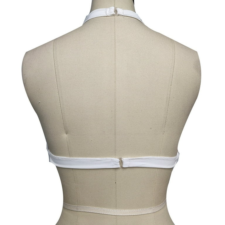 Canotta sexy trasparente in rete trasparente Canotta estiva da donna tinta una con scollo a U senza maniche gilet trasparente Crop Top Party Clubwear Nero  200000345