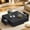 Black, variant on Gelloan 31.5" Square Coffee Table with Drawers,Wooden Living Room Table,Center Table with a Large Tabletop,for Small Spaces, Apartments, Living Room,Natural