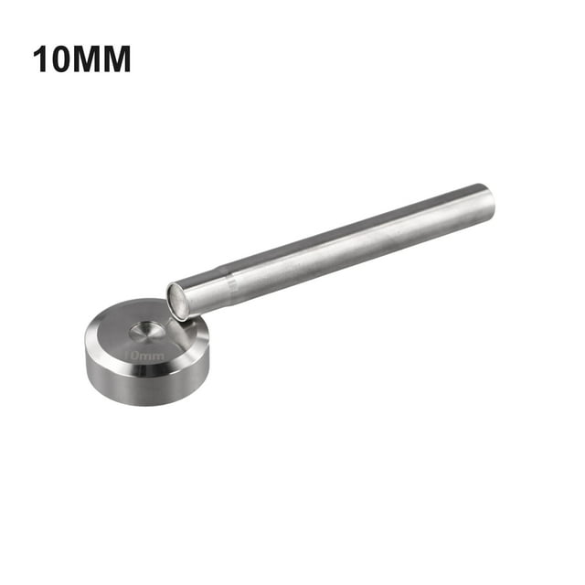 Double Cap Rivets Setting Tool Kit Rivet Punch Setter Hand Tool for Leather Diy 10mm