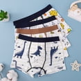 thumbnail image 2 of Calzoncillos tipo bóxer para niños, de algodón, talla grande, para niños de 10 a 12 años, para niños de 3 años, 2 of 3
