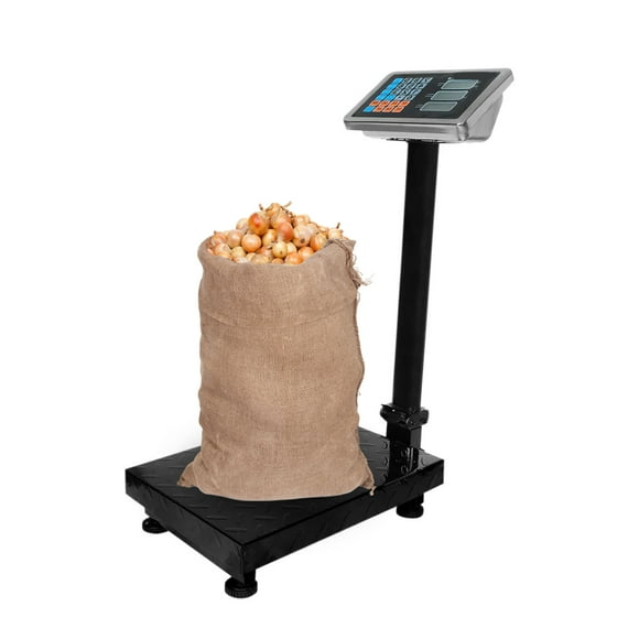 Bascula Comercial Digital de Plataforma hasta 150kg Marthing Bascula de Plataforma Digital Capacidad hasta 150kg Ideal ,Comercios Almacenes Abarrotes, Uso Rudo, Base Antiderrapante Alta Precicion