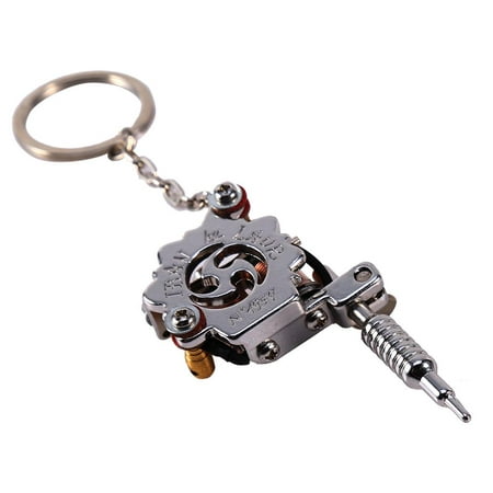 LAFGUR Portable Mini Tattoo Machine Tattoo Supply Guns Keychain As Pendant Ornament ,Tattoo Machine Key