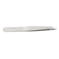 thumbnail image 4 of Pinzas multiusos para cejas, de acero inoxidable, ergonómicas, precisas, con punta inclinada y peine plateado., 4 of 12