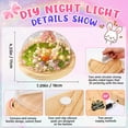thumbnail image 3 of Make Your Own Night Light ,Rabbit DIY Kits for Girls,Bunny Toys for Kids Ages 4-8 ,Arts and Crafts Lamp Project for Girls(USB Upgrade Edition),Gifts for 4 5 6 7 8 9 10 Year Old Girl with Greeting Card, 3 of 7
