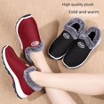 thumbnail image 2 of Zapatos de invierno más terciopelo cálidos de algodón antideslizantes, zapatos deportivos para mujer, botas de nieve acolchadas de felpa para mediana edad, 2 of 6