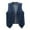 Dark Blue, variant on YDFCWXW Womens Casual Jean Vest V Neck Open Front Button Down Sleeveless Denim Jacket with Pockets Dark Blue, 3XL
