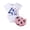 White, variant on Zanarzt Baby Girl Outfit 4th of July Baby Girl Outfit Newborn My First Fourth of July Romper Star Striped Shorts Clothes Set White,0-3 Months