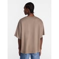 thumbnail image 3 of No Boundaries Boxy Fit Heavyweight Graphic Tee Shirt with Short Sleeves, Men's XS-4XLT, 3 of 5